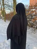 Hijab jersey premium de luxe noir