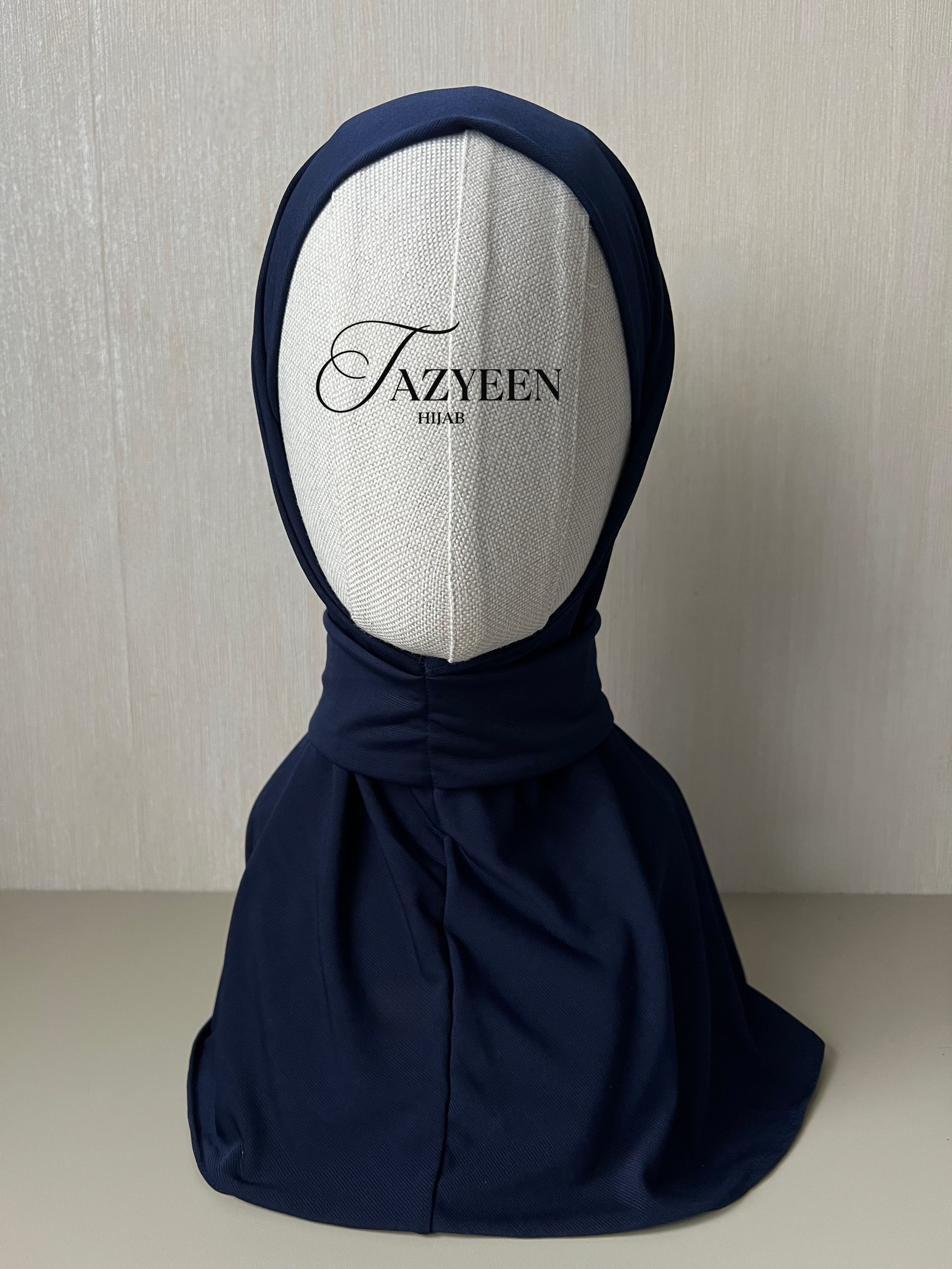 Cagoule hijab bleu marine