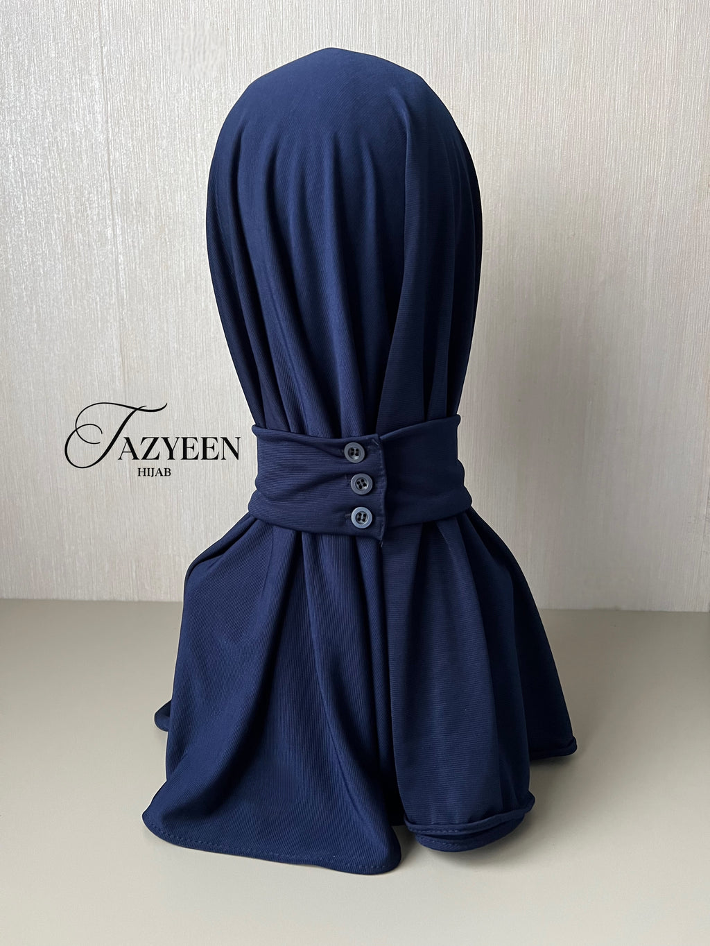 Cagoule hijab bleu marine