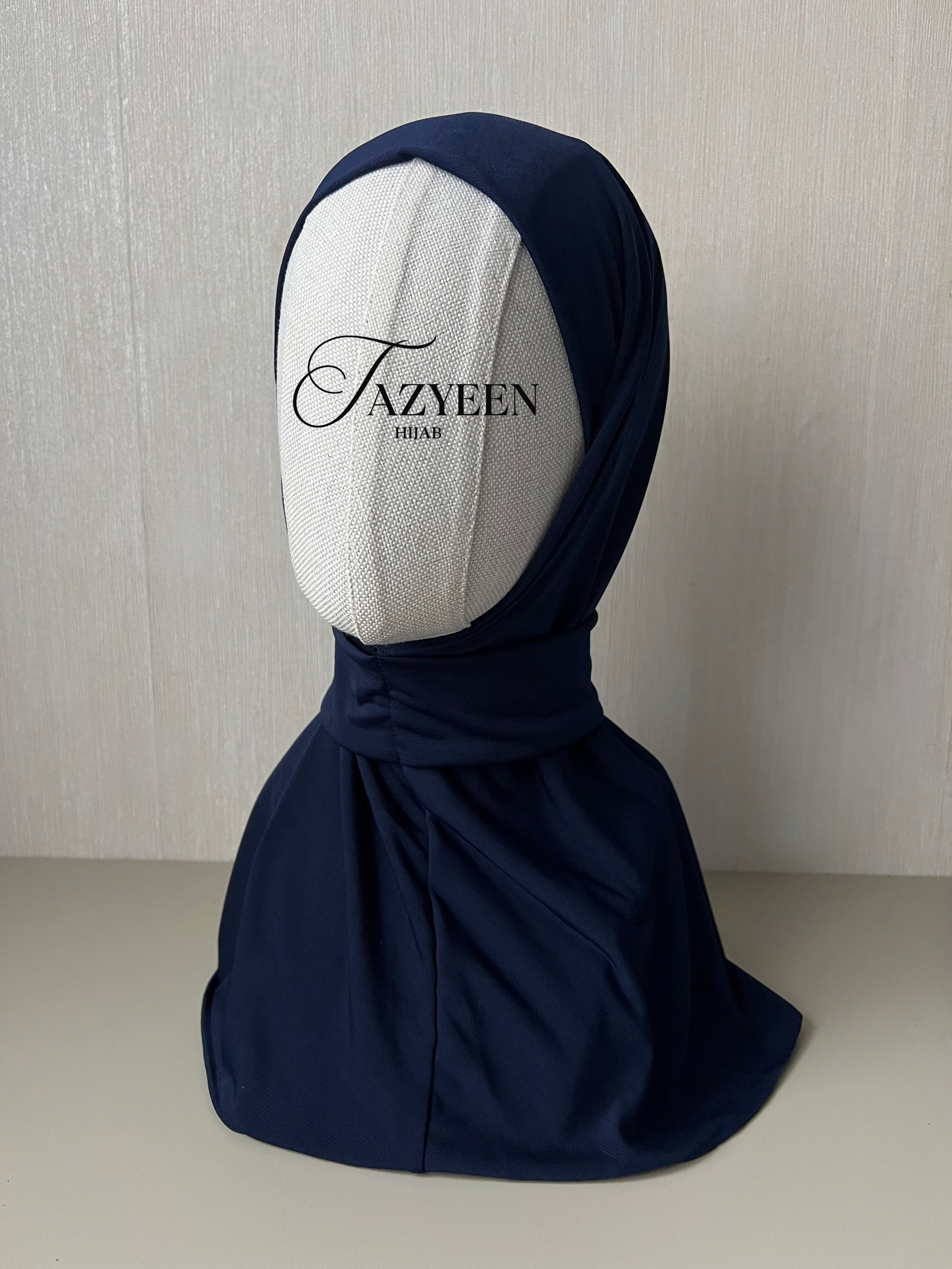 Cagoule hijab bleu marine