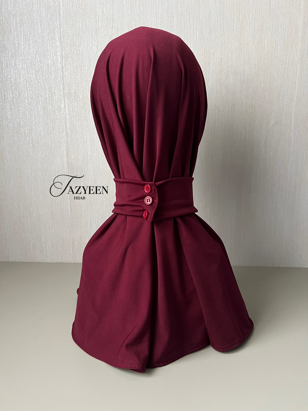 Cagoule hijab bordeaux